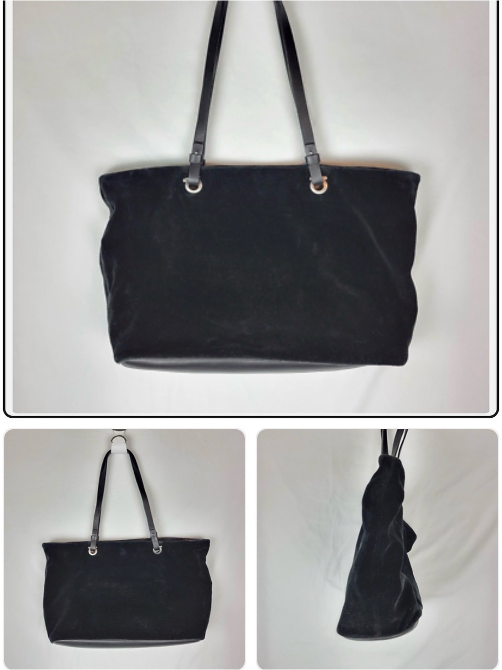 Salvatore Ferragamo Women’s Suede Bag New straps